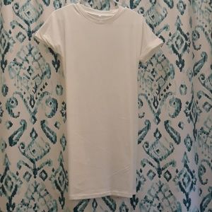 White tshirt dress